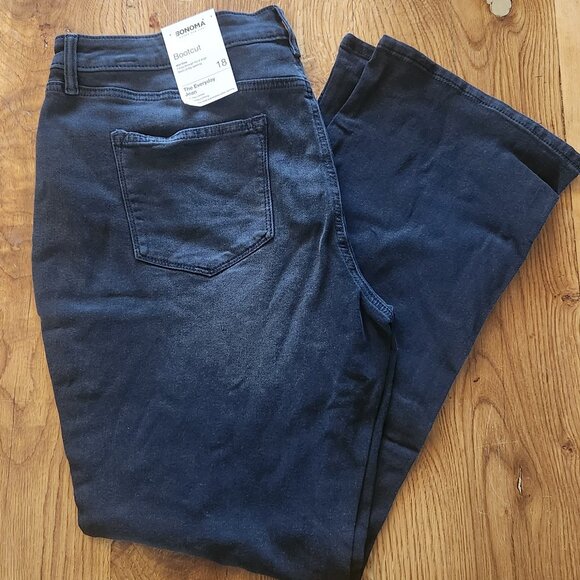 Sonoma Denim - NWT Black Bootcut Midrise Jeans from Sonoma